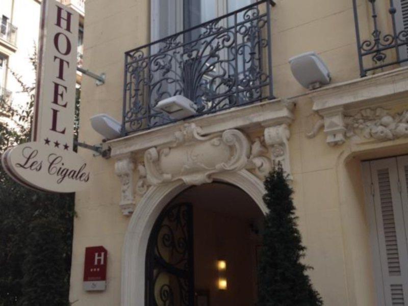 Hotel Les Cigales Nice Exteriör bild